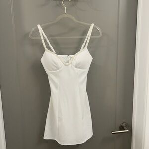 Macy's White Mini Dress